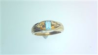 Ringe Sommer Dame in Gelbgold Quarzo QUARZO CITRINO TOPAZIO AZZURRO - QUARZO CITRINO TOPAZIO AZZURRO